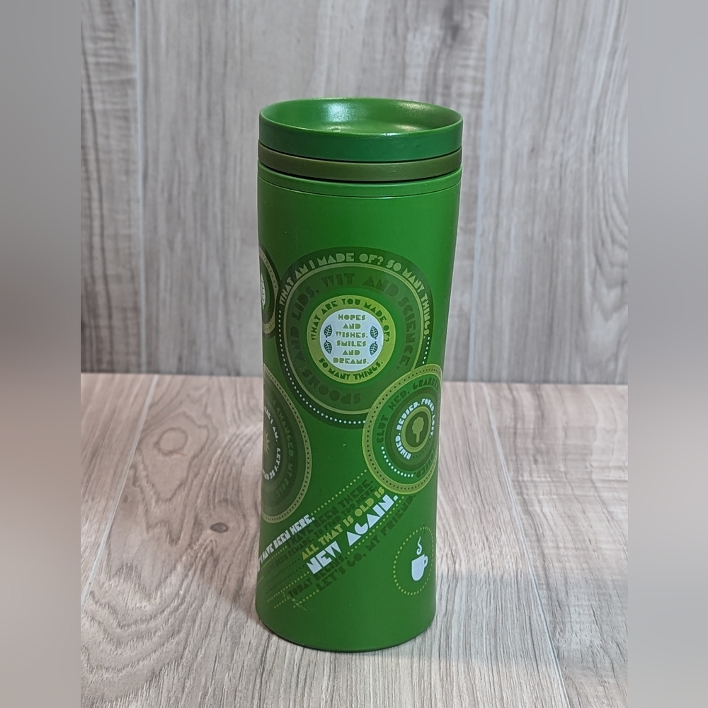 Starbucks 2010 Together Everywhere ECO Green Recycled Tumbler Travel Mug Cup